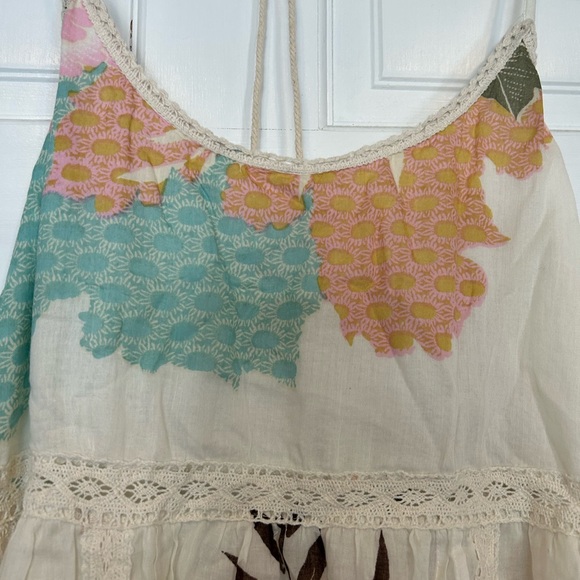 Floral Boho Summer Dress with Pom Poms-NWT - Picture 7 of 9